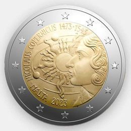Николай Коперник 2 евро 2023 Мальта