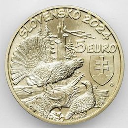 Глухарь 5 евро 2024 Словакия