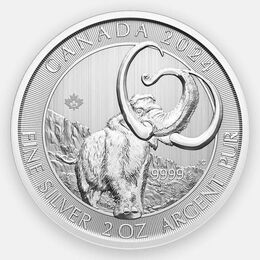 Шерстистый мамонт 10 долларов 2024 Канада