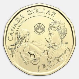 Писательница Люси Мод Монтгомери 1 доллар 2024 Канада