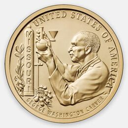 Джордж Вашингтон Карвер. Инновации (P) 1 доллар 2024 США