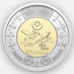 Королевские ВВС 2 доллара 2024 Канада