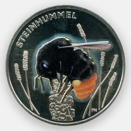 Краснохвостый шмель Германия 5 евро 2024 (UNC)