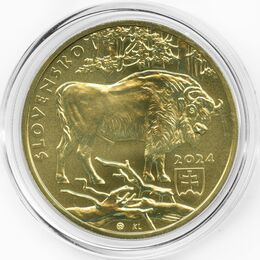 Зубр 5 евро 2024 Словакия (UNC)