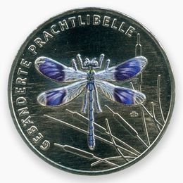 Красотка блестящая 5 евро 2023 Германия (UNC)