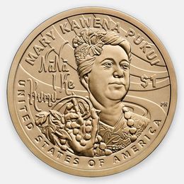 Мэри Кавена Пукуи (D) 1 доллар 2025 США