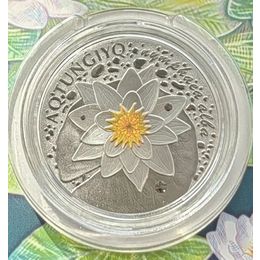 Флора и фауна. Кувшинка белая 500 тенге 2024 Казахстан