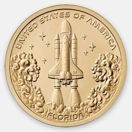 Шаттл NASA (D) 1 доллар 2025 США