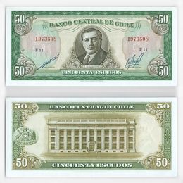50 эскудо 1962 Чили (UNC)