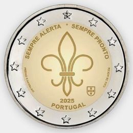 Скаутское движение 2 евро 2025 Португалия