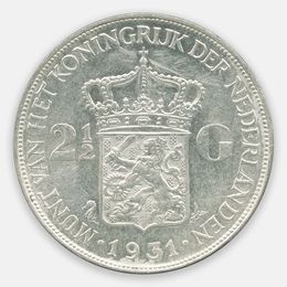  2,5 гульдена 1931 Нидерланды (XFine)