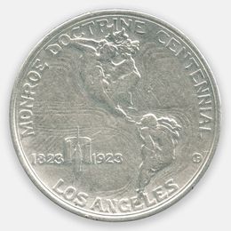100 лет Доктрине Монро 1/2 доллара 1923 США (UNC)