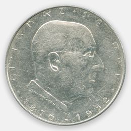 Игнац Зейпель 2 шиллинга 1933 Австрия (UNC)