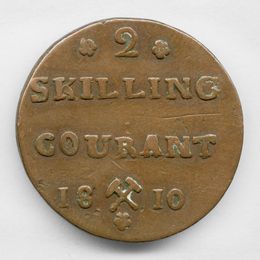 2 скиллинга 1810 Норвегия (Very Fine)