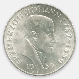 Иоганн Баптист Австрийский 25 шиллингов 1959 Австрия (UNC)