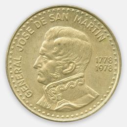 Хосе де Сан-Мартин 50 песо 1978 Аргентина (XFine)
