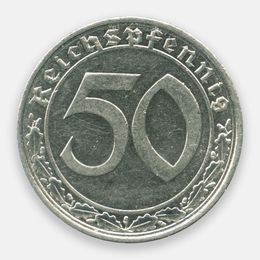 50 рейхспфеннигов 1938 (А) Германия (UNC)