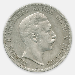 5 марок 1902 Пруссия Германская империя (XFine)