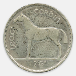 1/2 кроны 1939 Ирландия (Fine)