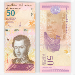 50 боливаров 2018 Венесуэла (UNC)