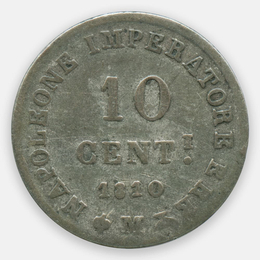 10 чентезимо 1810 Италия (Very Fine)