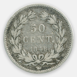 50 сантимов 1846 Франция (А) (Fine)