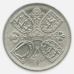 Британская выставка 5 шиллингов 1960 Великобритания (UNC)