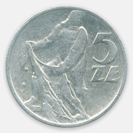 5 злотых 1959 Польша (Very Fine)