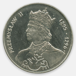 Король Пшемыслав II 100 злотых 1985 Польша (UNC)