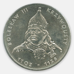 Князь Болеслав III Кривоустый 50 злотых 1982 Польша (UNC)