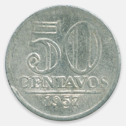 50 сентаво 1957-1961 Бразилия (Fine)