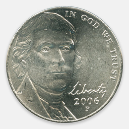5 центов 2006 (P) США (XFine)