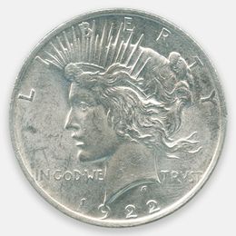 Peace Dollar 1 доллар 1922 США