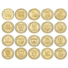 Набор монет Австралийская футбольная лига 1 доллар 2023