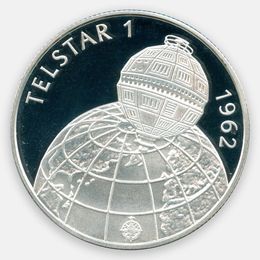 30 лет со дня запуска спутника Телстар 500 форинтов 1992 Венгрия
