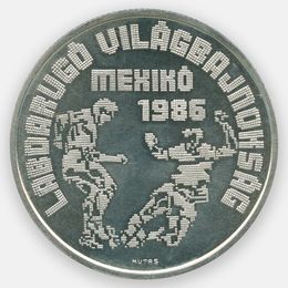 Чемпионат мира по футболу. Футболисты 500 форинтов 1986 Венгрия