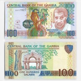 Банкнота 100 даласи 2013 Гамбия (сост. UNC)