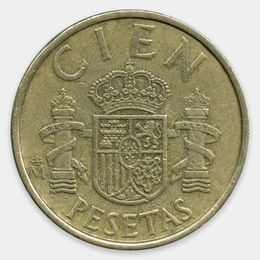100 песет 1982-1990 Испания (Very Fine)