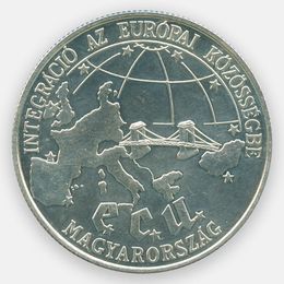 Интеграция в Европейский союз 500 форинтов 1993 Венгрия