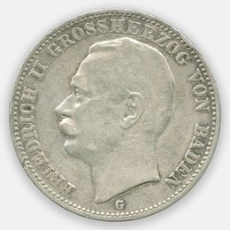 3 марки 1910 Германия (Баден)