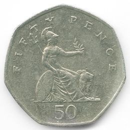 50 пенсов 1997 Великобритания (Very Fine)
