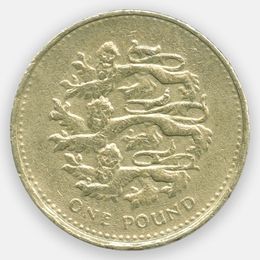 1 фунт 2002 Великобритания (Very Fine)