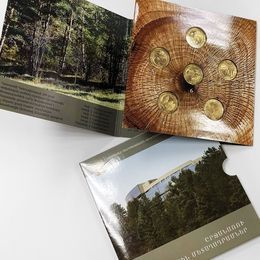 Листья деревьев 200 драм 2014 Армения (6 монет)