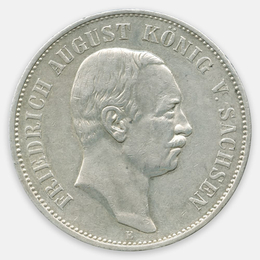 5 марок 1908 Германия (Саксония)