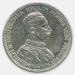 Вильгельм II 5 марок 1913 Германия (Пруссия)