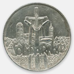 Профсоюз Солидарность 100000 злотых 1990 Польша