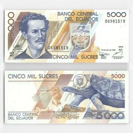 5000 сукре 1999 Эквадор (UNC)