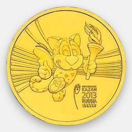 Универсиада. Талисман 10 рублей 2013