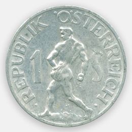 1 шиллинг 1946-1957 Австрия (Very Fine)