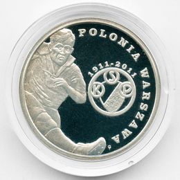 Футбол. Полония Варшава 5 злотых 2011 Польша